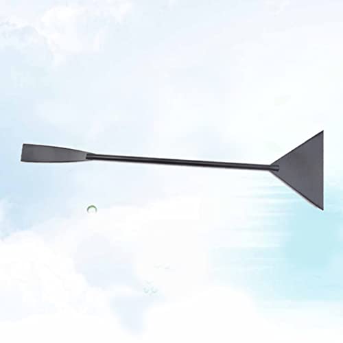 Sosoport Stainless Steel Aquatic Cleaning Tool Sand Shovel Grass Waterweed Clipper for Aquarium Maintenance for Removing Decaying Leaves Substrate Durable Black Design