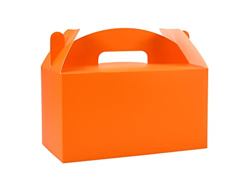 HUAPRINT Treat Gift Boxes, 30 Pack, Orange, 9.45x5x5 IN - color: Orange