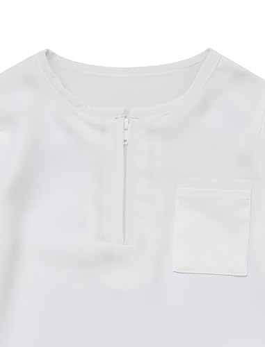 IDOPIP Muslim Baby Boys Prayer Clothes Kaftan Thobe Arabic Islamic Abaya Dubai Robe with Head Scarf + Rope Ramadan Eid Outfit - color: White, size: 12-24 Months
