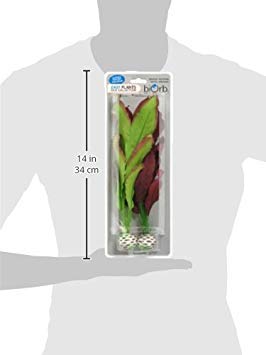 biOrb Silk Plant Set Medium Green & Purple - color: Purple/Green, size: Medium