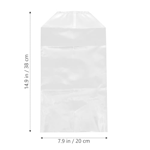 Alipis 50pcs Live Fish Transport Bags with Oxygen, Small Plastic Aquarium Packaging Pouches 20x35x12cm, Leakproof Handle Bags for Shrimp and Tropical Fish Shipping