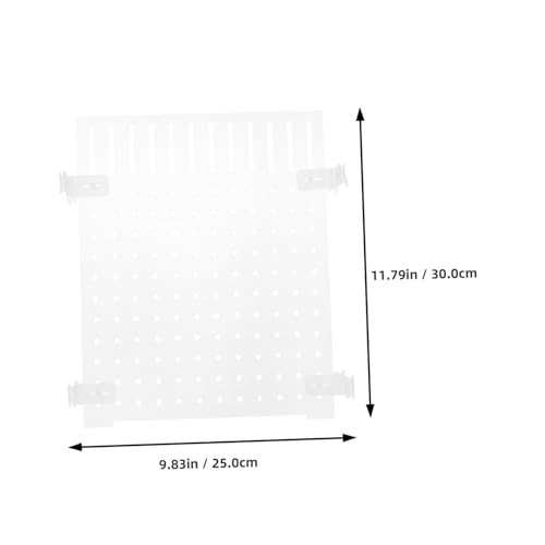 Toyvian Transparent Acrylic Aquarium Fish Tank Divider with Suction Cup Isolation Board for Separating Fish Suitable for Aquarium Compartmentalization