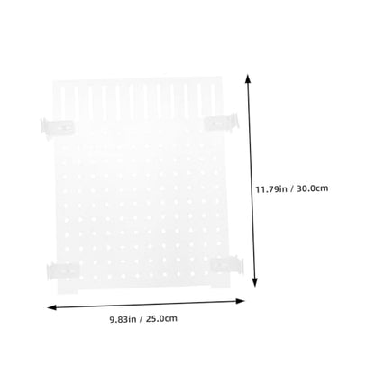 Toyvian Transparent Acrylic Aquarium Fish Tank Divider with Suction Cup Isolation Board for Separating Fish Suitable for Aquarium Compartmentalization