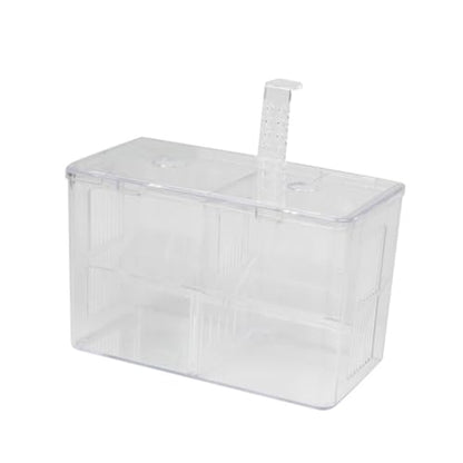 Generic Box Fish Aquarium Sponge Cup Hooks Feeder Catch Isolation Pour Tanks Pool Canister Air Crate Release Dividers Kit Net Pump Holder Transparent