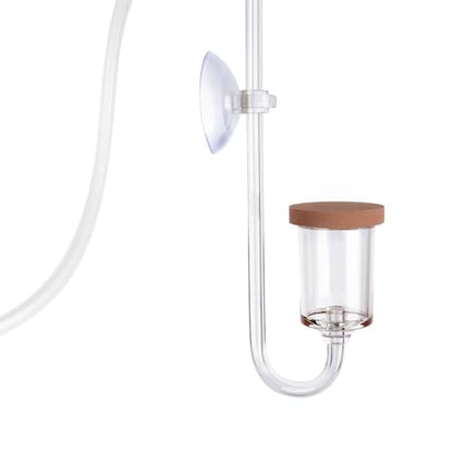 Acrylic CO2 Diffuser for Aquarium Over 50 Gallon Ceramic Disc | Acrylic diffuser, ceramic disc; fine mist - size: L-23mm