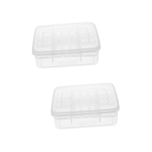 FRCOLOR 2pcs Reptile Egg Incubator Box Breeding Box for Ball Snake Incubation Tray