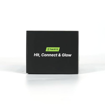 GlowFlex™ Boxing Reflex Ball with Headband & Counter App, Glow-in-the-Dark | Beginner-friendly larger ball, painless sink design & textured grip. Audio-counting App with seasonal prize events.