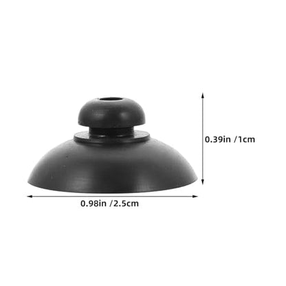 ibasenice 50pcs Fish Tank Air Pump Suction Cups - Aquarium Pump Overhead Line Tube Fixing Tools - Fish Tank Setup Supplies for Home