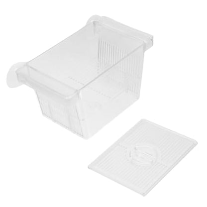Self-Floating Fish Breeding Box Double-Layer Fry Incubator for Betta Fish Aquarium Nursery Divider with Easy Access