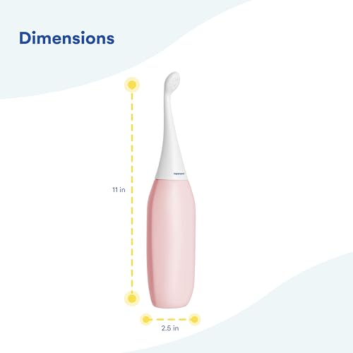 오리지널 HAPPYPO 휴대용 비데 l Easy-Bidet 2.0 교체용 물티슈와 샤워 화장실 l 휴대용 비데 스프레이 및 버트 샤워기 여행용 - 페리 보틀 산후 - 로즈 - color: 장미., size: 1개(1팩)