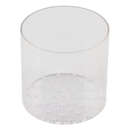 Acrylic Transparent Feeder Cover, Anti Feeding Shrimp Aquarium Accessory, Feeding with Feeding Tube for Fish Tank, Safe Reproduction Cover for Marine Life (120mm) - style: 120mm