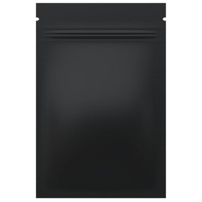 Mylar Style Barrier Bags – Zipper w/Heat Seal – 100 Bags (Matte Black/Clear, 1 Gram - 3?x4.5?) - color: Matte Black / Clear, size: 3x4.5 Inch (Pack of 100)