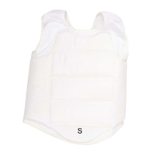 Toyvian Breathable Boxing Chest Protector Durable Chest Guard for Training and Competition Lightweight Protective Gear for Taekwondo MMA and Kickboxing High Strength Impact