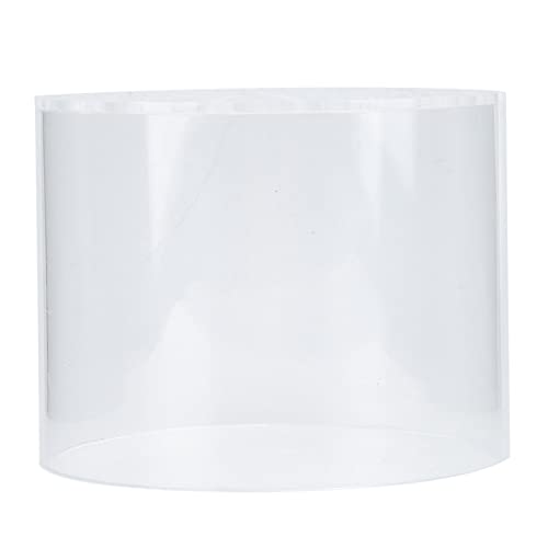 Acrylic Transparent Feeder Cover, Anti Feeding Shrimp Aquarium Accessory, Feeding with Feeding Tube for Fish Tank, Safe Reproduction Cover for Marine Life (80mm) - style: 80mm