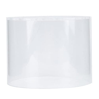 Acrylic Transparent Feeder Cover, Anti Feeding Shrimp Aquarium Accessory, Feeding with Feeding Tube for Fish Tank, Safe Reproduction Cover for Marine Life (80mm) - style: 80mm