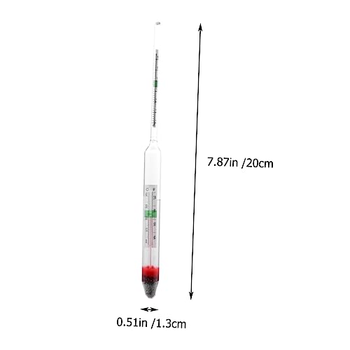 MERRYHAPY 2Pcs Aquarium Glass Floating Hydrometer for Accurate Testing Fish Tank and Aquarium Easy to Use for Sea Water Measurement