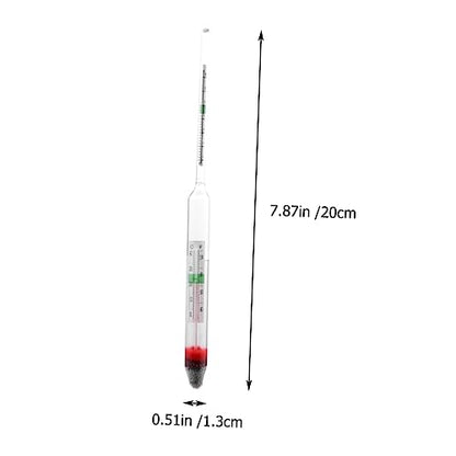 MERRYHAPY 2Pcs Aquarium Glass Floating Hydrometer for Accurate Testing Fish Tank and Aquarium Easy to Use for Sea Water Measurement