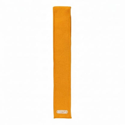 Battle Premium Football Streamer Towel, Neon Orange | Light thin and quick-drying, attaches to your belt with hook-and-loop fastener, ultra-absorbent waffle fabric, stays put - color: Neon Orange