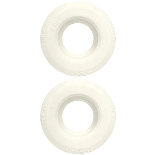 1" HYDROSEAL (2 pack) SIAMSEAL Flexible Tank Adapter For 1 inch PVC Pipe, Pipe-Tank Connector, Curve grommet,Heat UV &Chemical resistance, longer service life. RDWC - size: 1 inches-2Pcs