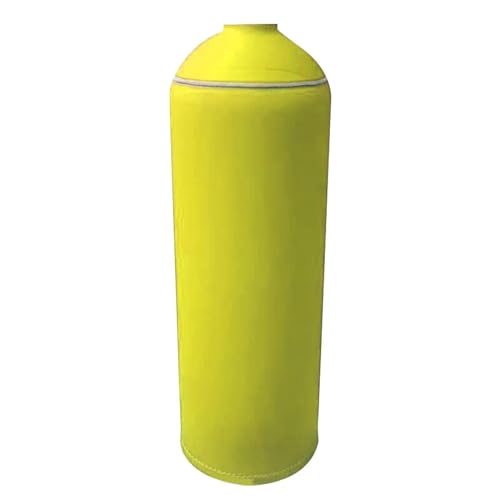 Scuba Diving Tank Neoprene Cover, Dive Cylinder Sleeve for Standard Aluminum or Steel Tanks, Protective Wrap with Cotton Lining - color: Yellow