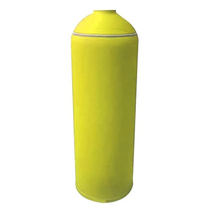 Scuba Diving Tank Neoprene Cover, Dive Cylinder Sleeve for Standard Aluminum or Steel Tanks, Protective Wrap with Cotton Lining - color: Yellow