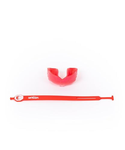 Venum Challenger Mouthguard - Strap/Strapless - color: Red Transparent, size: Adult
