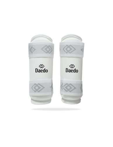 DAEDO Taekwondo Forearm Guard - Lightweight & Comfortable with Two Elastic Straps for Secure Fit, Ideal for Sparring & Training - size: Medium