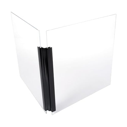 Black PVC Living Hinge for 1/4in Panels - 36 Inches (Pack of 4, 12 Feet Total)