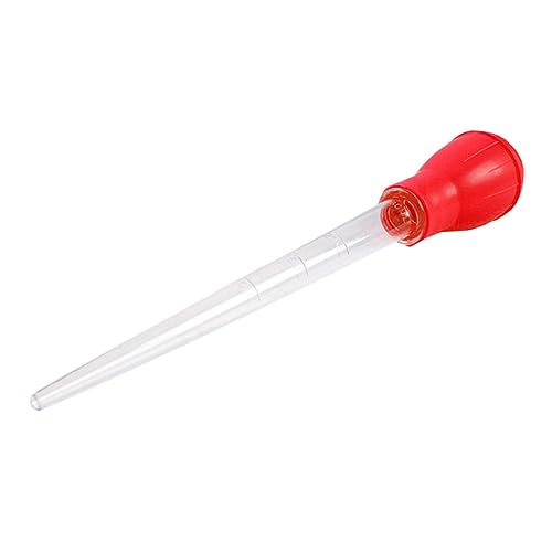 Happyyami Aquarium Tools Pipette 50ml Red Fish Cleaning Device for Fish Tank and Aquarium Cleaning - color: Red, size: Size 3