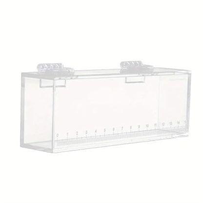 Fish Viewing Box Acrylic Outdoor Indoor Micro Landscape Fish Tanks Fishing Photo Tank Fish Breeding Tanks Photo Box with Scale(XL) - size: XL