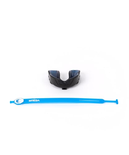 Venum Challenger Mouthguard - Strap/Strapless - color: Black/Blue, size: Adult