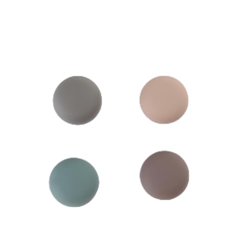 4 Pieces Hijab Magnet Pins for Women Clothing for Scarf Multi-Use Round Clip for Women Scarves No Hole Pins Brooch