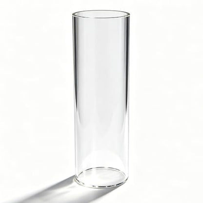 FixtureDisplays® Clear Acrylic Tube 2" (Nominal) Diameter (1.9685" Exact Outside dim) x 6" Long, 5/64" (2mm) Wall Open Ended 15137-6"-1PK-NPF - size: 2" Dia X 6" 1PK