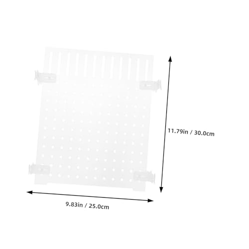 COLLBATH Acrylic Isolation Board for Aquarium Fish Tank Divider Transparent Acrylic Cups Easy to Install for Fish Separation and Filtering