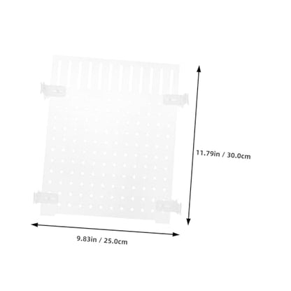 COLLBATH Acrylic Isolation Board for Aquarium Fish Tank Divider Transparent Acrylic Cups Easy to Install for Fish Separation and Filtering