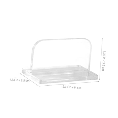 4pcs Replacement Aquarium Lid Handles Easy to Install Acrylic Fish Tank Cover Accessories for Aquariums Secure Adhesive Design for Convenient Use