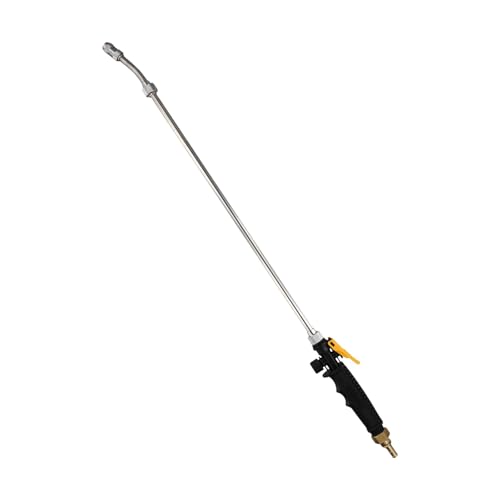 for Stainless Steel Spray Bar for Replacement with 3/8"" Brass Barb, Adjustable Nozzle Watering Wand Garden Hose Backpack Sprayer, Includes Clamps and Tape
