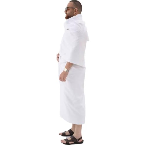 Ahram Ihram Ehram for Hajj and Umrah Islamic Ihram Clothing for Men Umrah White Hajj Gifts