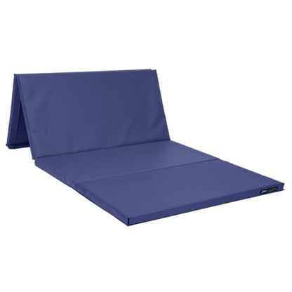 Z Athletic Folding Mat for Gymnastics, Tumbling, Cheerleading, and More, 4 Ft x 8 Ft x 2 In