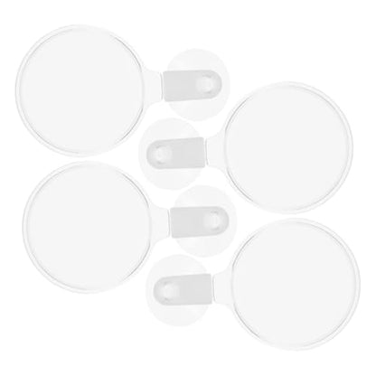 4pcs Acrylic Lens Cup for Fish Tank Observation for Betta Fish -Landscapes and Creatures