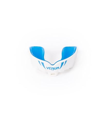 Venum Kids Challenger Mouthguard - Strap/Strapless - color: White/Blue, size: Kid's