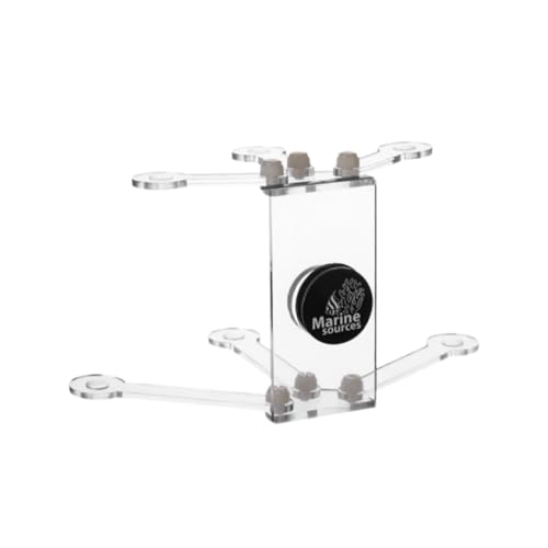 Marine Sources Fish Tank Aquarium Supplies Acrylic Magnetic Coral Frag Rack - for 15mm Glass Thickness (CRB-M-6-2) - size: CRB-M-6-2