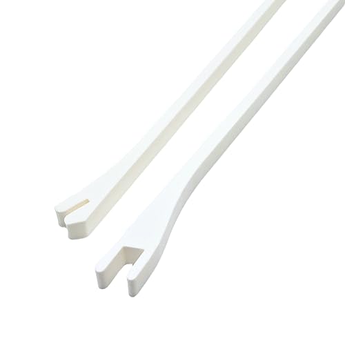 Lid Props for Fluval Flex Series Aquariums, Pair (White) - color: White