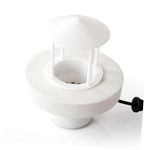 Replacement Humidifier Splash Guard for Rockery Mist Maker White Abs Plastic Float Splash Guard for Pond and Aquarium Humidifier for DIY Mist Maker 1 Box