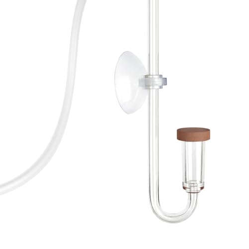 Acrylic CO2 Diffuser for Aquarium 10-30 Gallon Ceramic Disc Planted | Acrylic diffuser, ceramic disc; fine mist - size: S-13mm