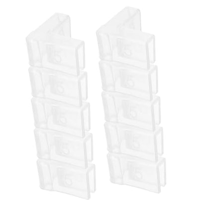10pcs Soft Corner Protectors for Fish Tank Furniture Edges Bumpers Easy Installation for Safety and Childproofing Transparent Shaped Design