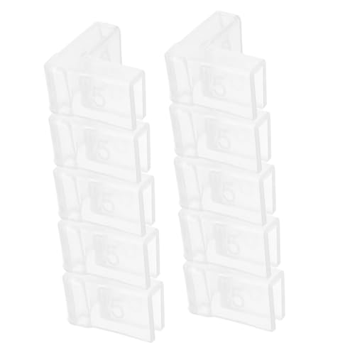 10pcs Soft Corner Protectors for Fish Tank Furniture Edges Bumpers Easy Installation for Safety and Childproofing Transparent Shaped Design