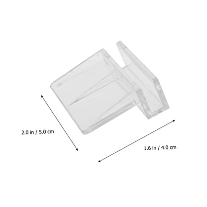 BESPORTBLE 10pcs 6mm Fish Tank Cover Holder Acrylic Support Bracket for Fish Tank Aquarium