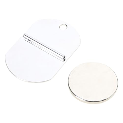 Harm Frees Clothing Magnet Buckle Hijab Shawl Pin Brooch Converter Badge Fastener Tool Fashion Accessories Thin Fabric Magnet - color: White