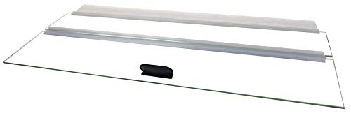 H2Pro 20" Glass Canopy for 10 Gallon Aquarium Fish Tank (19.33 x 9.65 x 0.16in)